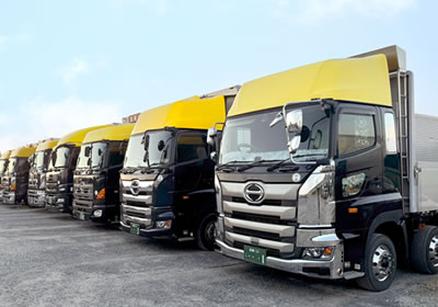 トラックの配車